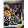 Image 3 : Wood crate with various tools and hardware