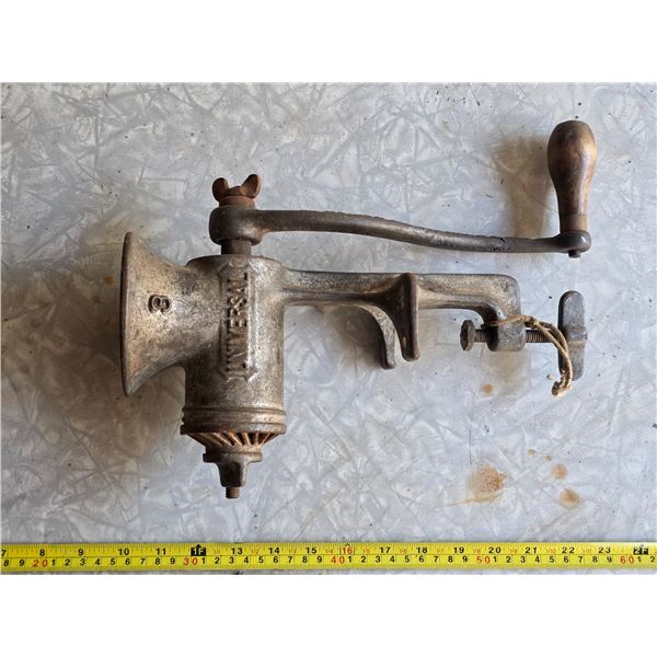 Vintage universal meat grinder