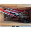 Image 2 : Wooden crate with tools- crowbars