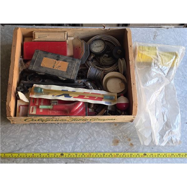 Lot of hardware and parts- gauges, soldering