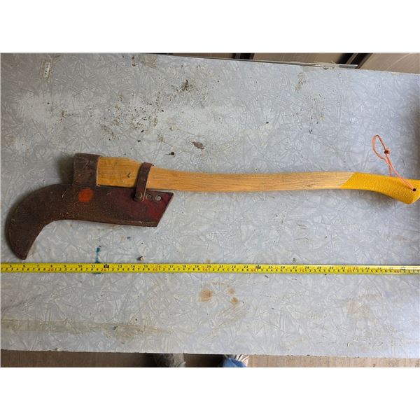 Brush cutter axe