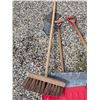Image 2 : Assorted hand tools- Shovels, brooms