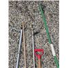 Image 3 : Assorted hand tools- rake, shovel