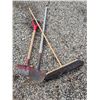 Image 1 : Assorted hand tools- edger, broom