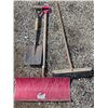 Image 1 : Assorted hand tools- shovel, broom