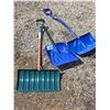 Image 1 : Assorted hand tools- 3 snow shovels
