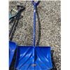 Image 2 : Assorted hand tools- 3 snow shovels