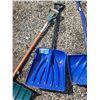 Image 3 : Assorted hand tools- 3 snow shovels
