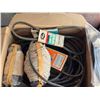 Image 2 : Lot of misc items, vehicle belts, twine