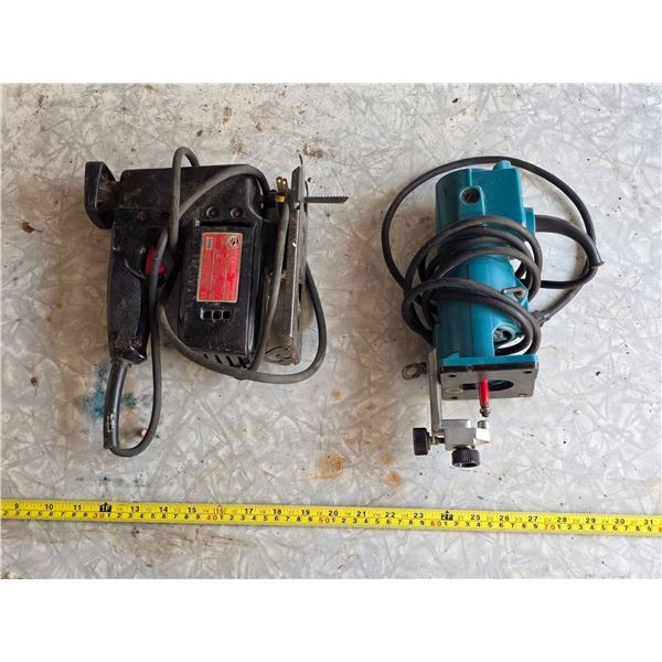 Jigsaw and makita trimmer- untested