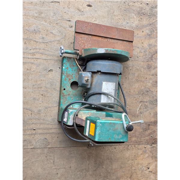 Homemade bench grinder