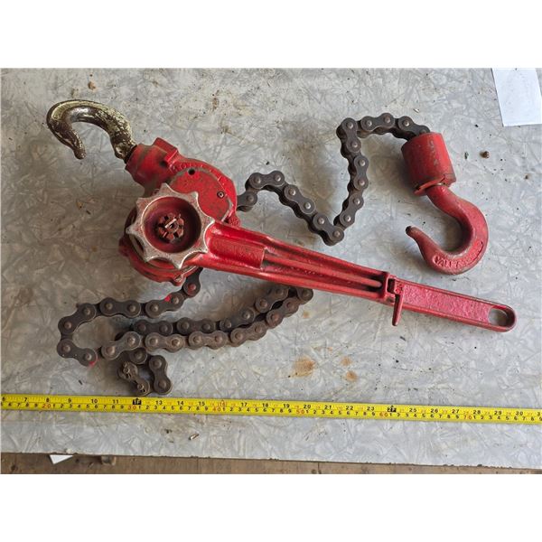 Yale and towne, large chain tightener