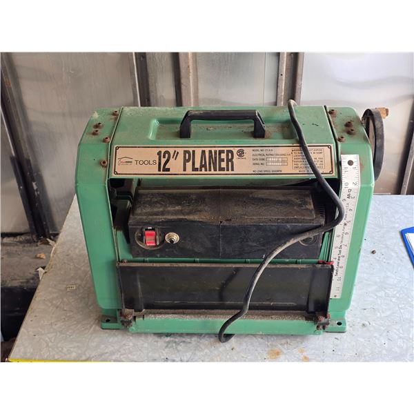 12" planer- untested