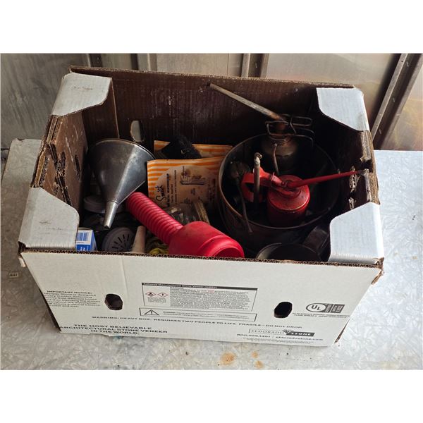 Box of oiler and hardware
