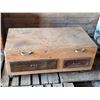 Image 1 : Homemade storage bench on wheels- 47" by 24" by 20"H