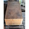 Image 2 : Homemade storage bench on wheels- 47" by 24" by 20"H