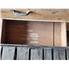 Image 3 : Homemade storage bench on wheels- 47" by 24" by 20"H