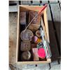 Image 1 : Wood crate full of hardware