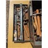 Image 2 : vintage toolbox, (20x8.5x9.5") with tools