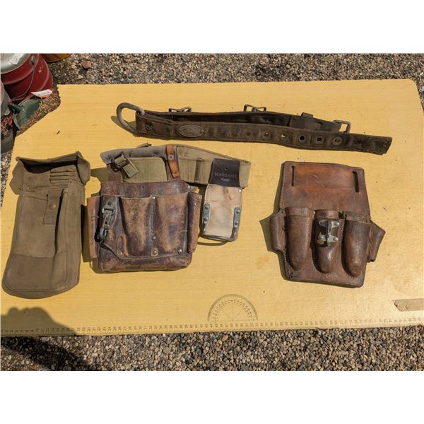 mixed tool pouches and belts