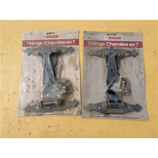 two packs of T-hinges