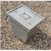 Image 3 : aluminum box full of chain pieces and parts, (12x9x15"