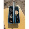 Image 1 : plastic tub with grinding accessories