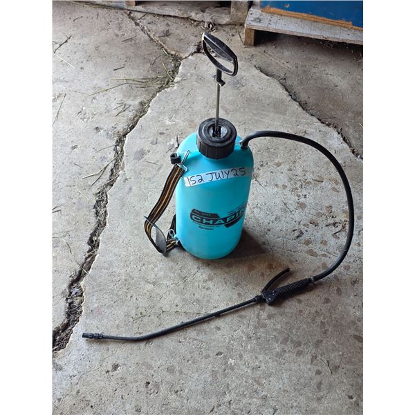 Sprayer with some liquid in it