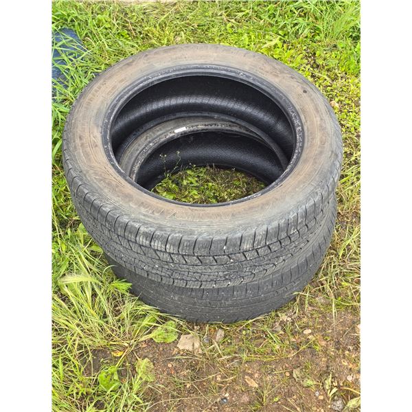 2 tires- 225/55R18