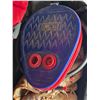 Image 4 : Lot of misc items, duffle bag, seat cover, baseball glove