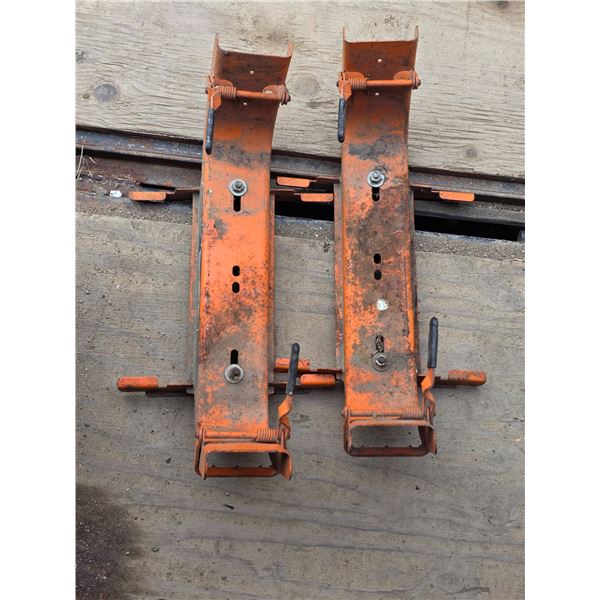 2 saw horse parts
