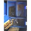 Image 4 : Box full of hardware and blue organizer bins