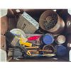 Image 2 : Box of hardware and paint brushes