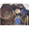 Image 3 : Box of hardware and paint brushes