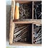 Image 2 : Wooden crate with hardware- bolts and screws