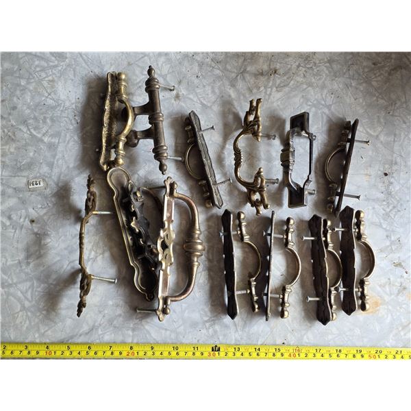 Vintage door handle- some are brass