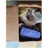 Image 1 : Lot of misc items, rope, lights, gloves