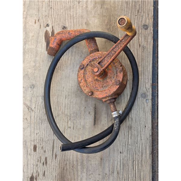 Antique monarch gas pump