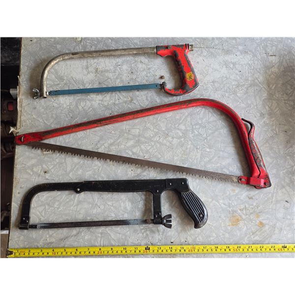 3 handsaws