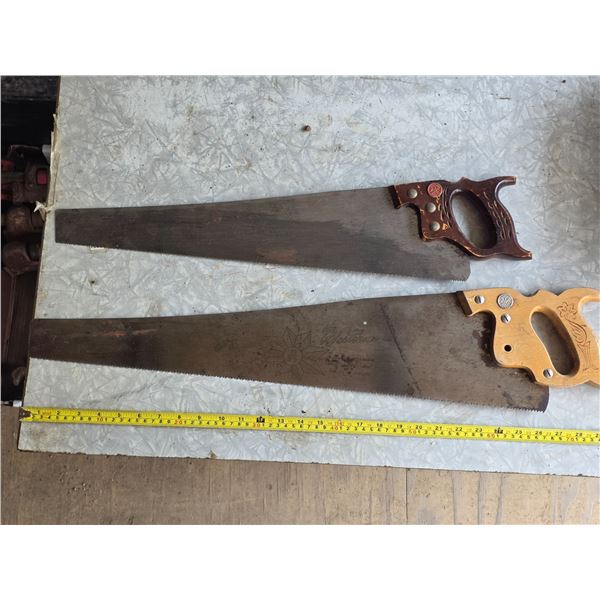 2 handsaws