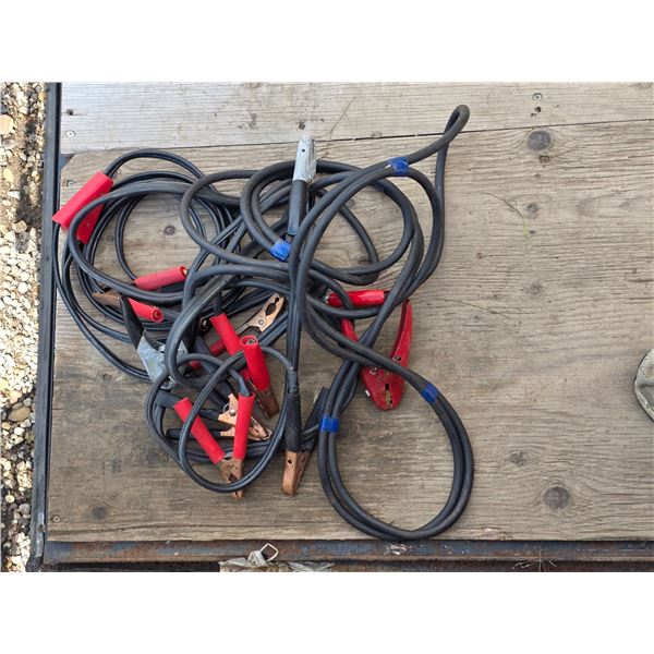 3 sets of booster cables