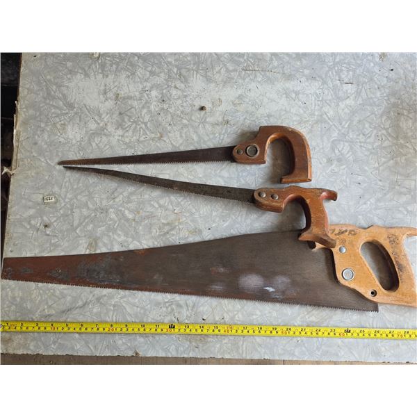 3 handsaws
