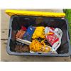 Image 1 : Tote full of rope and misc items