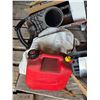 Image 2 : Pallet of misc items, gas can, lawn chairs