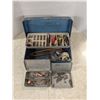 Image 1 : vintage metal tacklebox with tackle