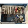 Image 3 : vintage metal tacklebox with tackle