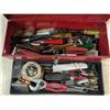 Image 1 : metal toolbox with tools