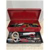 Image 4 : metal toolbox with tools