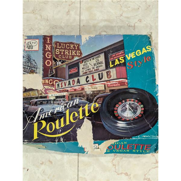 vintage MINI roulette game