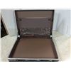 Image 3 : embossed leather briefcase with document holdere